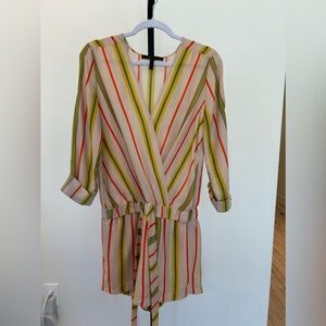 This Striped Short Romper is a must have for summer